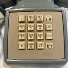 Vintage 1980s At t Traditional 100 Blue Push Button Phone Corded Desk Table