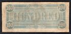 T-65 1864  100 Csa Confederate States Of America Note    lucy Pickens    Very Fine B