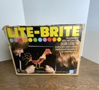 Vintage Hasbro Lite Brite Original Box Bulb Peg Lots Of Light Bulbs   Sheets