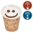 8 Ounce Disposable Paper Coffee Cups With Black Lids - 50 Sets - Double Shot    