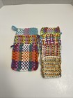 Lot Of 7 Vintage Hot Pads Handmade Woven Loom Potholders Varying Sizes