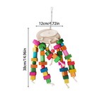 Pet Bird Parrot Hanging Toy Cockatoo Chew Toys Bird Cage Accessories For Parrots