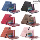 Men s Rfid Blocking Slim Leather Travel Passport Wallet Holder Card Case Cover
