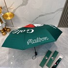 Malbon Golf Foldable Umbrella Cartoon Print Wind waterproof Green    golf Is Life   