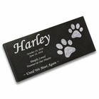 Personalized Cat Or Dog Memorial - Granite Pet Memorial - 6x12 - Harley