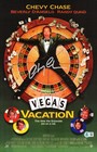 Chevy Chase Signed Framed 11x17 Vegas Vacation Movie Poster Beckett Wit