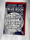 Vintage East Side Of Manhattan 1940 Blue Book Telephone Directory  Pictorial Gu