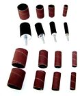 16pc 2  Long Sanding Drum   Sleeves Set Drill Press Spindle Sander Mandrel Rolls