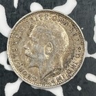 1916 Great Britain 3 Pence Threepence Lot f8450 Silver  Nice 