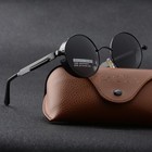 Retro Hd Polarized Sunglasses Men Gothic Steampunk Driving Glasses Uv400 Eyewear