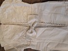 Vintage 1960s Bianchi Kay Martin Chicago Pearl Beaded Satin Wedding Dress Gown