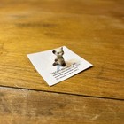 Hagen-renaker Kitten Boxing Miniature Figurine On Card 04-271