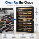 Led Display Case For 1 64 Scale Cars - Holds 21  Hot Wheels  Matchbox  Diecast