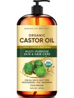 Premium Organic Castor Oil 100  Pure And Hexane-free Cold-pressed Beauty 16 Fl 