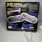 Complete In Box Super Nintendo Snes Akklaim Dual Turbo Wireless Controllers