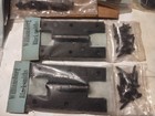 Nos Williamsburg Blacksmiths H L Hinges Pulls Flush Black Cabinet Cupboard Door 