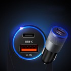 65w Pd Usb-c Fast Charging Car Charger Adapter For Samsung Iphone Android Phone
