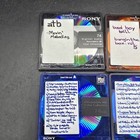 Sony Minidisc Lot Of 5 Plus 5 Disc Case Dance  House  Trance Rewritable 