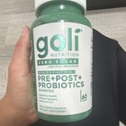 Goli Nutrition Zero Sugar Pre post probiotics Gummies 60 Count Digestive