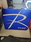 Riedell Dart Quad Roller Skates Black W  Red Wheels Size 10- See Pics 