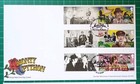 2025 Monty Python Set Of 6 Smilers From Commeorative Sheet On 2 Royal Mail Fdc