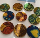 Bigelow Carpet Coasters Vintage Barware Set Of 10 Mcm Retro