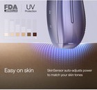 Ulike Ipl Hair Removal Air 10  Device Purple With Sunglasses For Face   Body