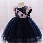Baby Kids Girls Lace Flower Dress Party Pageant Wedding Birthday Princess