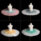 Girls Ballet Tutu Skirt Kids Dance Practice Skirt Tutu Dress Ballet Skirt F