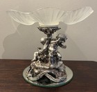 Christofle Louis Xv Revival Figural French Silverplate Compote Centerpiece