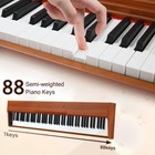 88 Keys Semi-weighted Digital Piano Electronic Keyboard x Stand  3 Pedals