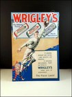 1920 s Wrigley s Store Counter Standup Sign Baseball Gum