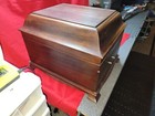 Antique Victor Vv-ix Table Top Victrola Mahogany Phonograph
