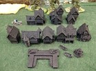 Ancrabourg European Port City 8 Buildings   Docks 10mm Terrain Empire Warmaster