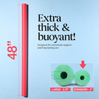 Pool Noodles Foam 40 Pack - Soft Rainbow Foam Noodle Tube  4 Colors Bulk Swim No