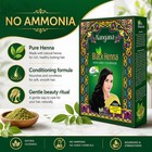 Black Henna For 100  Grey Coverage - Natural Hair Dye color   6 Pouches - Total