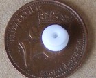 Dolls House Door Knob Set Rose Pattern Ceramic  4  1 12 Scale Handles 682 Tumdee