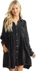 Altar d State Women s Oversized Black Shirt Dress Effortless Chic Versatile