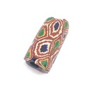 Fine Old Venetian Antique Blue Eye Multi Colored Millefiori Trade Beads- 1963