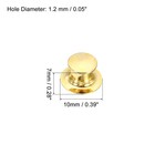 30pcs Pin Backs Metal Lapel Pin Backing Enamel Pin Brooch Holder Gold Tone