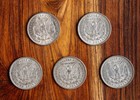 1921 Morgan Silver Dollars  5-coin Lot  Circulated 90  Silver  1 Us Coins