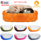 Pet Dog Bed Soft Warm Fleece Puppy Cat Bed Dog Cozy Nest Sofa Bed Cushion