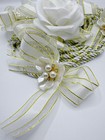 White Lazo Para Boda lasso Rope Handfasting Cord Wedding White Gold