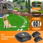 Underground Electric Outdoor Dog Fence Pet Containment System Rechargeable 1 2 3
