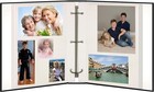 Magnetic Self-stick 3-ring Photo Album 100 Pages  50 Sheets   Black