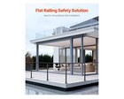 Cable Railing Post Railing Column 36 x2 x2  Level Drilled Post Adjustable Top