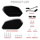 Vivid Black Hard Saddle Bags W  Docking Kit For Harley Low Rider St Fxlrs 18   24