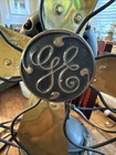 Antique Ge 4 Brass Blade Fan Oscillating 3-speed No 3401 13    rewired tested
