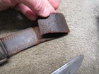 Us Ross Rifle Bayonet   Scabbard Unit Marked W  Flaming Bomb Dated 7  1909