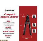 Husky Compact Bypass Lopper 15 In  Precise Cutting Trimming Tool For Gardening